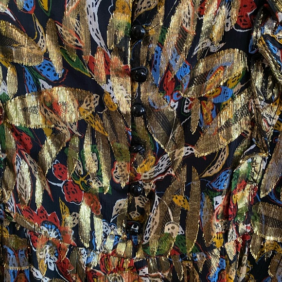 Sezane Multicolor Long Sleeve Dress - Picture 5 of 6